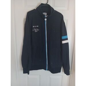 Parish‎ Nation Jacket Men's 3XL  Navy Blue Full Zip Hip Hop S06